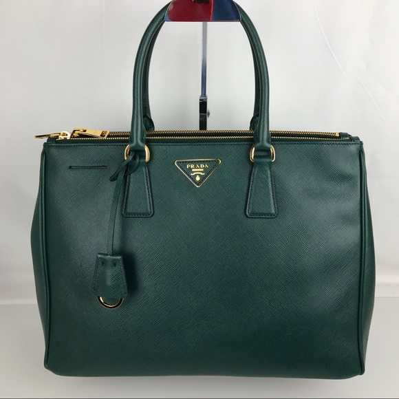 prada emerald green bag